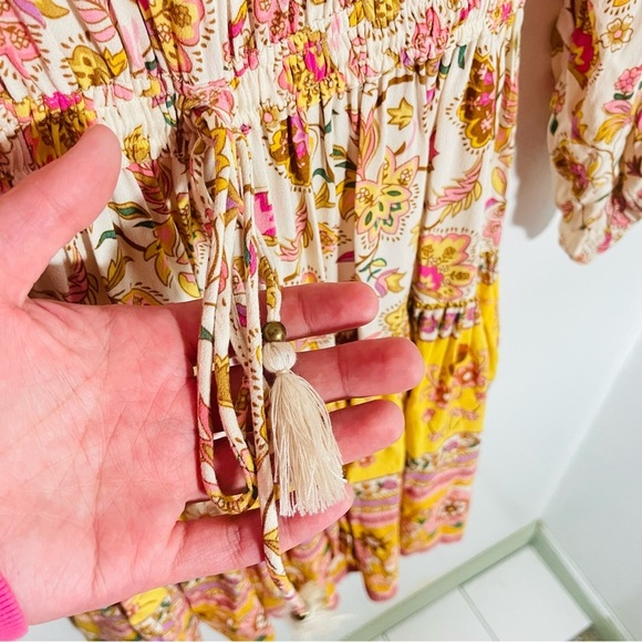 Spell & the Gypsy Collective Portobello Road Long Sleeve Play Dress Bohemian - Picture 8 of 9